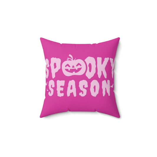 Pink Spooky Season Pillow