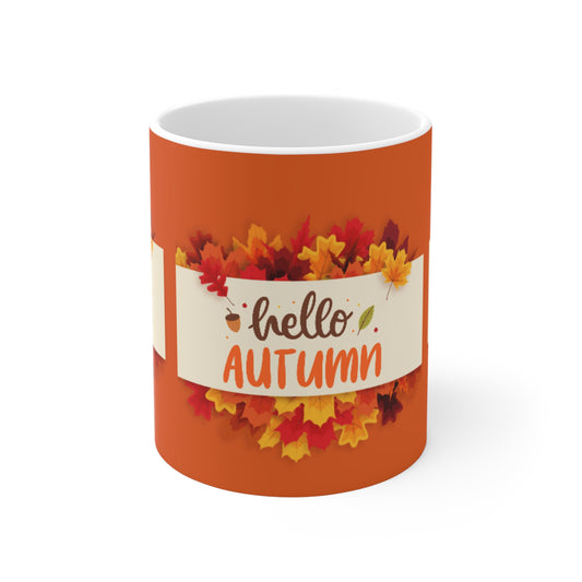 Fall Leaves Mug 11oz